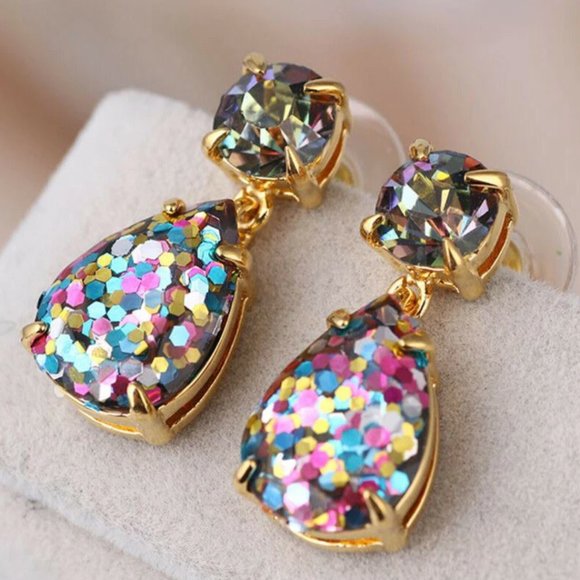 Kate Spade New York Glitter Earrings - Multicolor - Picture 2 of 5